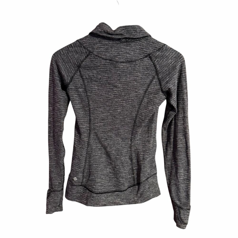 Lululemon Think Fast Pullover Grey Size 4 - Picture 4 of 7